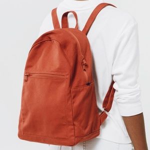 Baggu Canvas Backpack in Rust Color